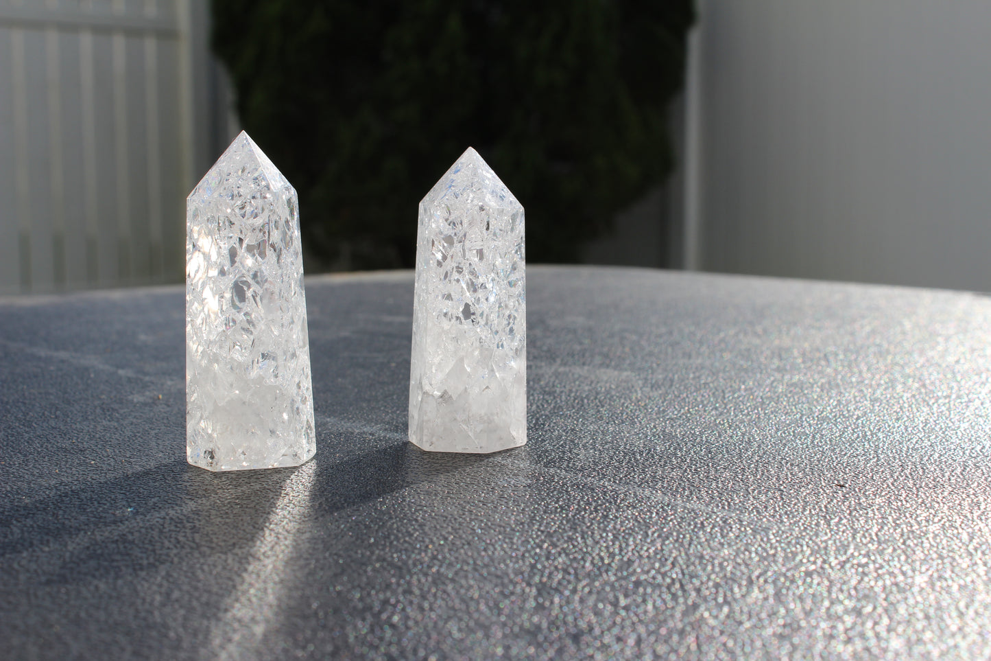 Crackle Quartz Tower