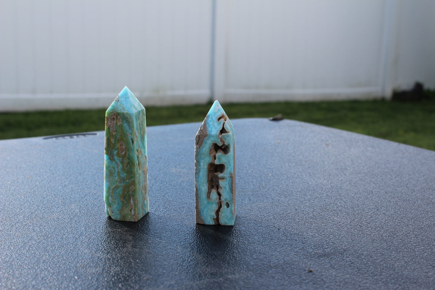 Blue Aragonite Tower