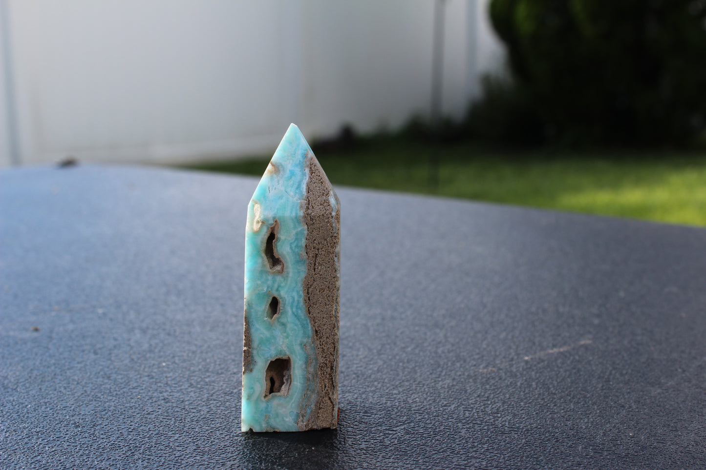 Blue Aragonite Tower