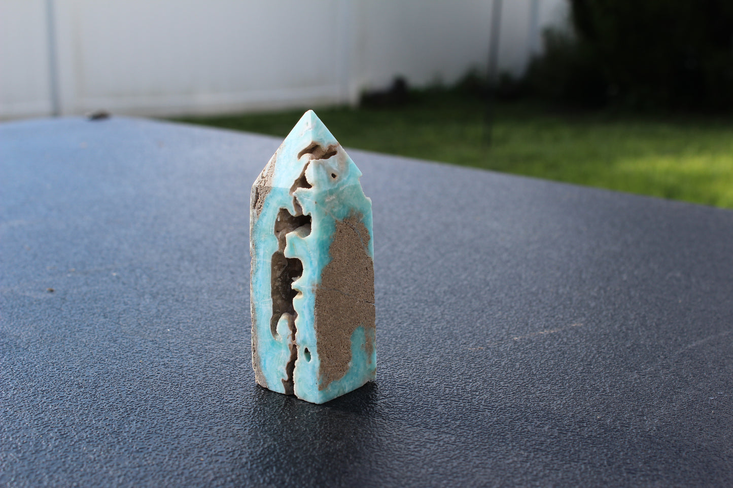 Blue Aragonite Tower