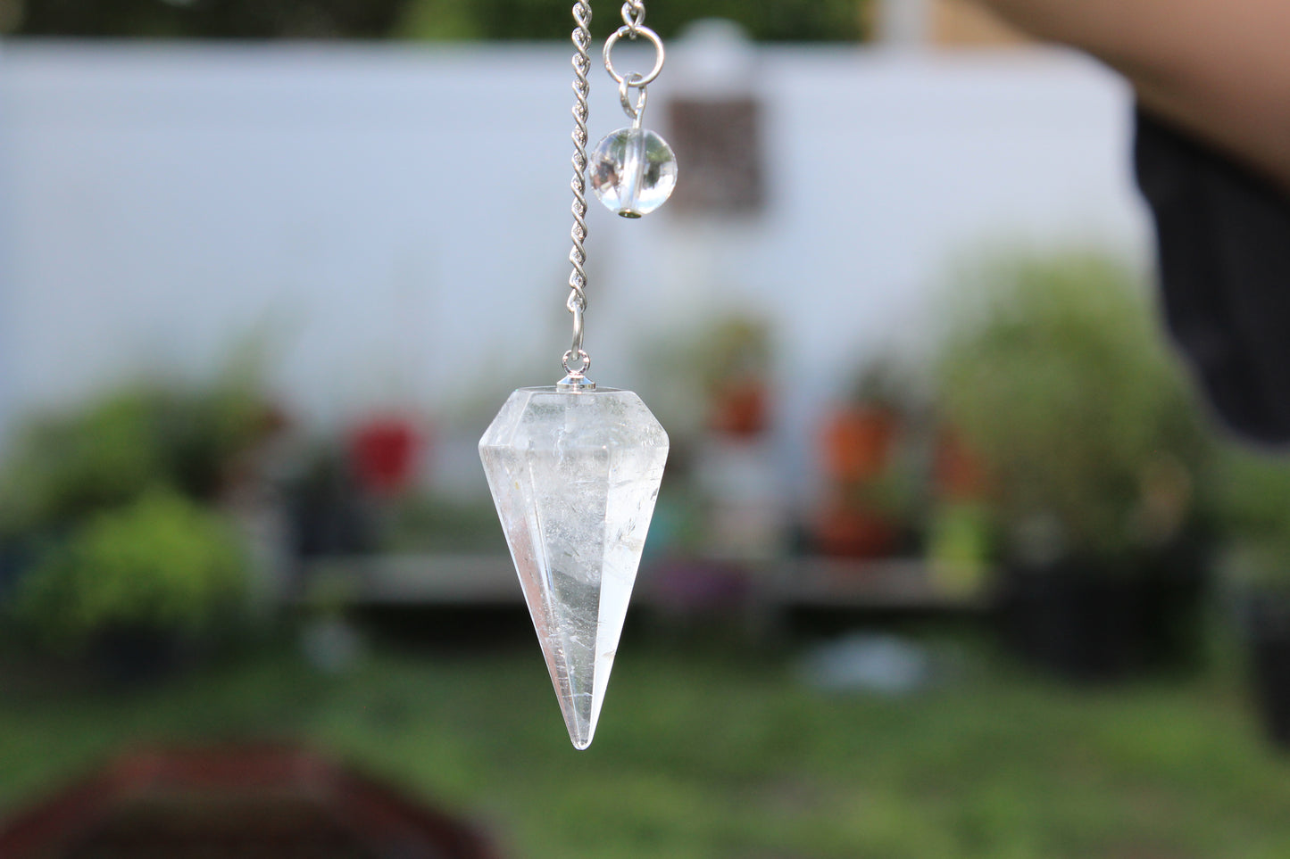 Clear Quartz Pendulum