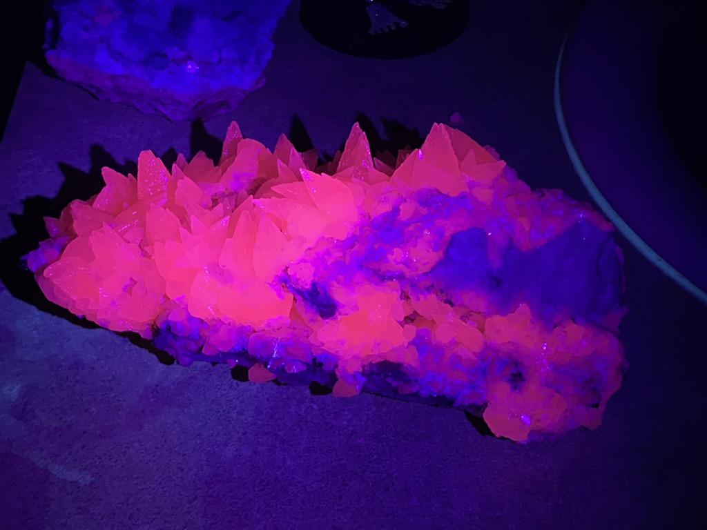 Dog Tooth Calcite with Flourite and Pyrite Inclusions