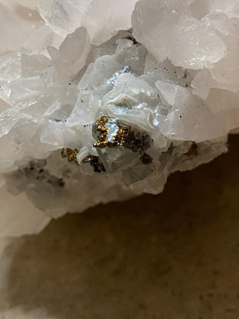 Dog Tooth Calcite with Flourite and Pyrite Inclusions