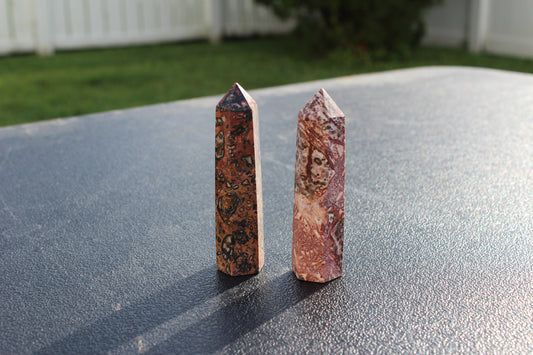 Leopardskin Jasper Tower
