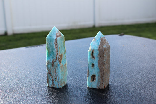 Blue Aragonite Tower