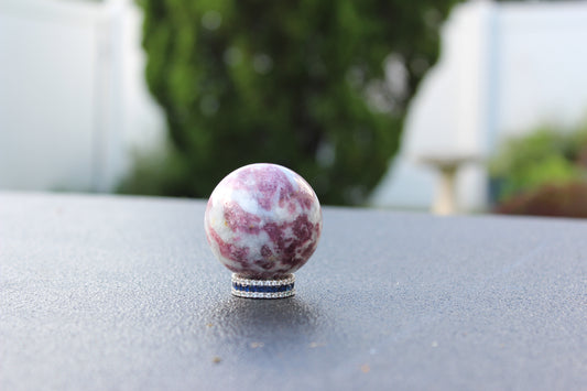 Pink Tourmaline Sphere