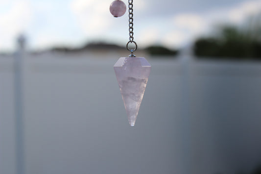 Rose Quartz Pendulum
