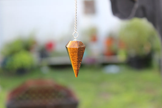 Tigers Eye Pendulum
