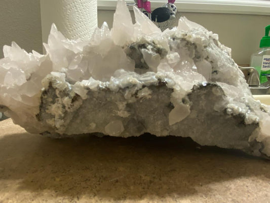 Dog Tooth Calcite with Flourite and Pyrite Inclusions